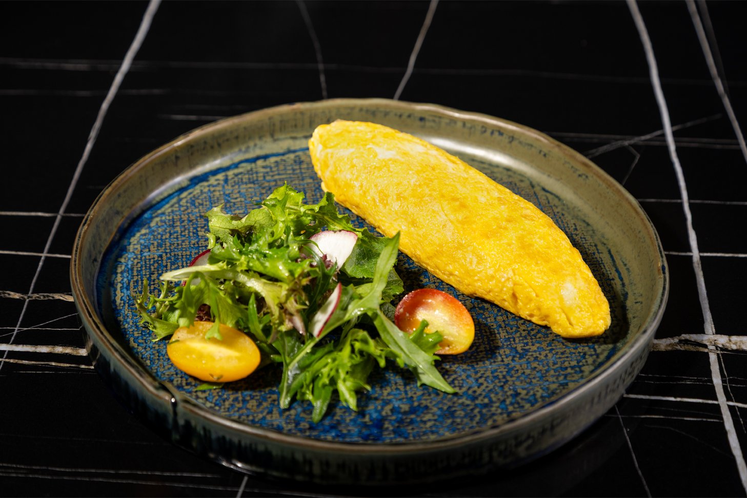 Breakfast Menu Cheese Omelet