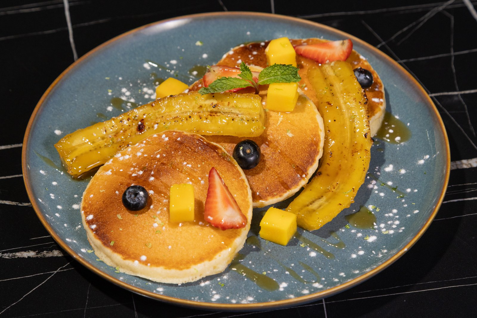 Fluffy Tropical Pancakes