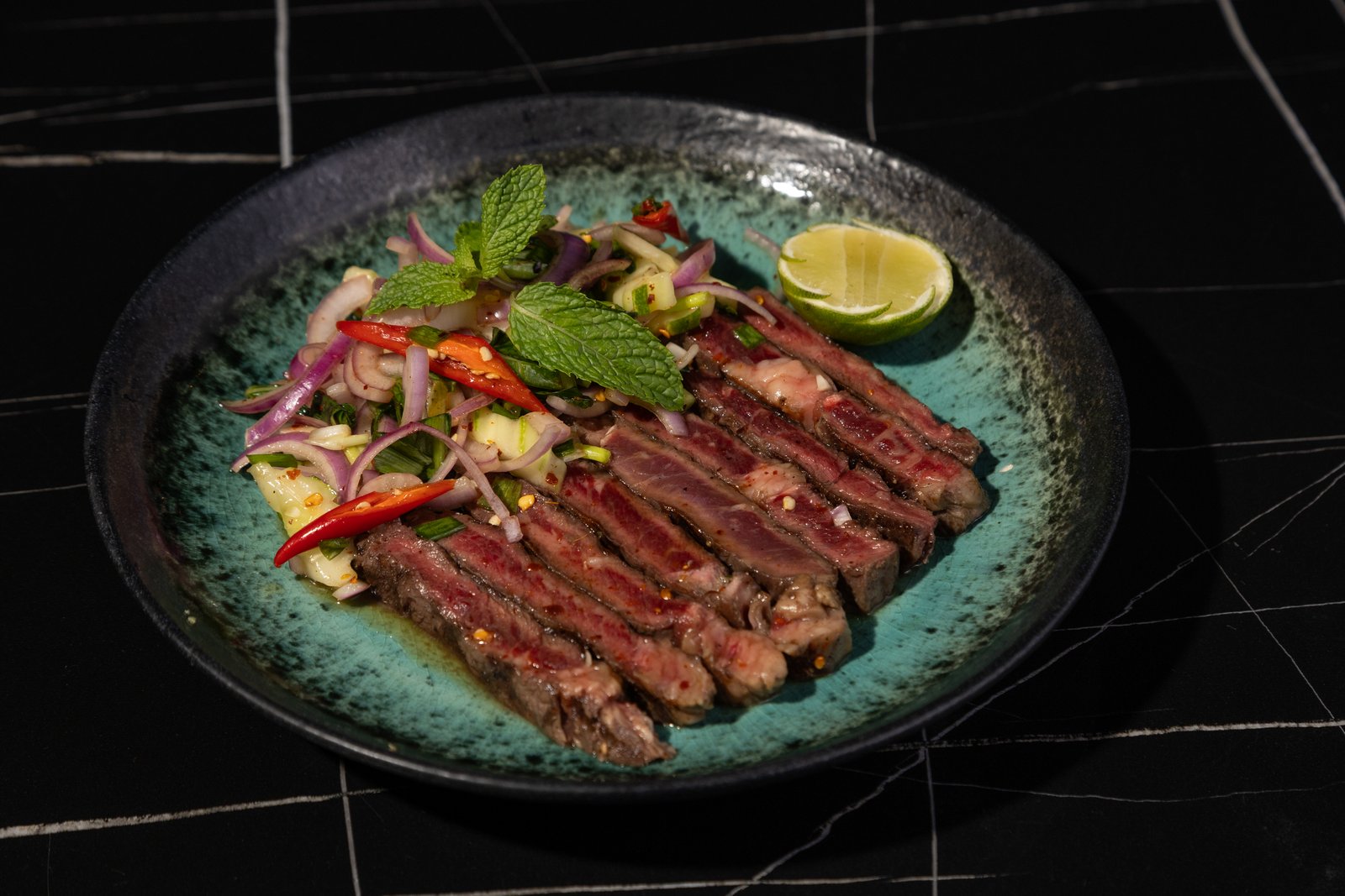 ThaiFoods Spicy Beef Salad (Yam Nuea)