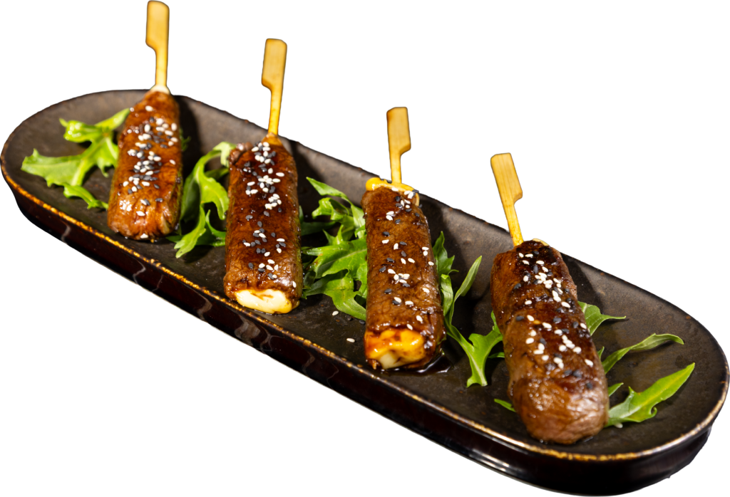 Appetizer Beef & Cheese Yakitori