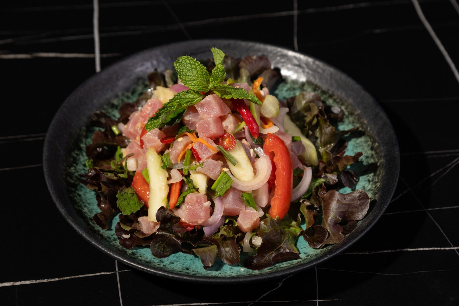 ThaiFoods Spicy Yam Tuna & Salmon Salad