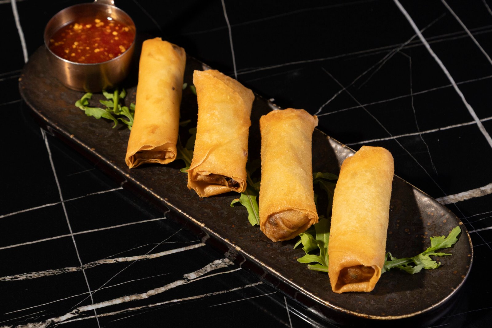 Appetizer Chicken Spring Rolls