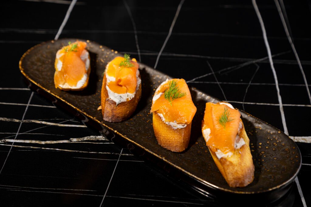Appetizer Salmon Bruschetta