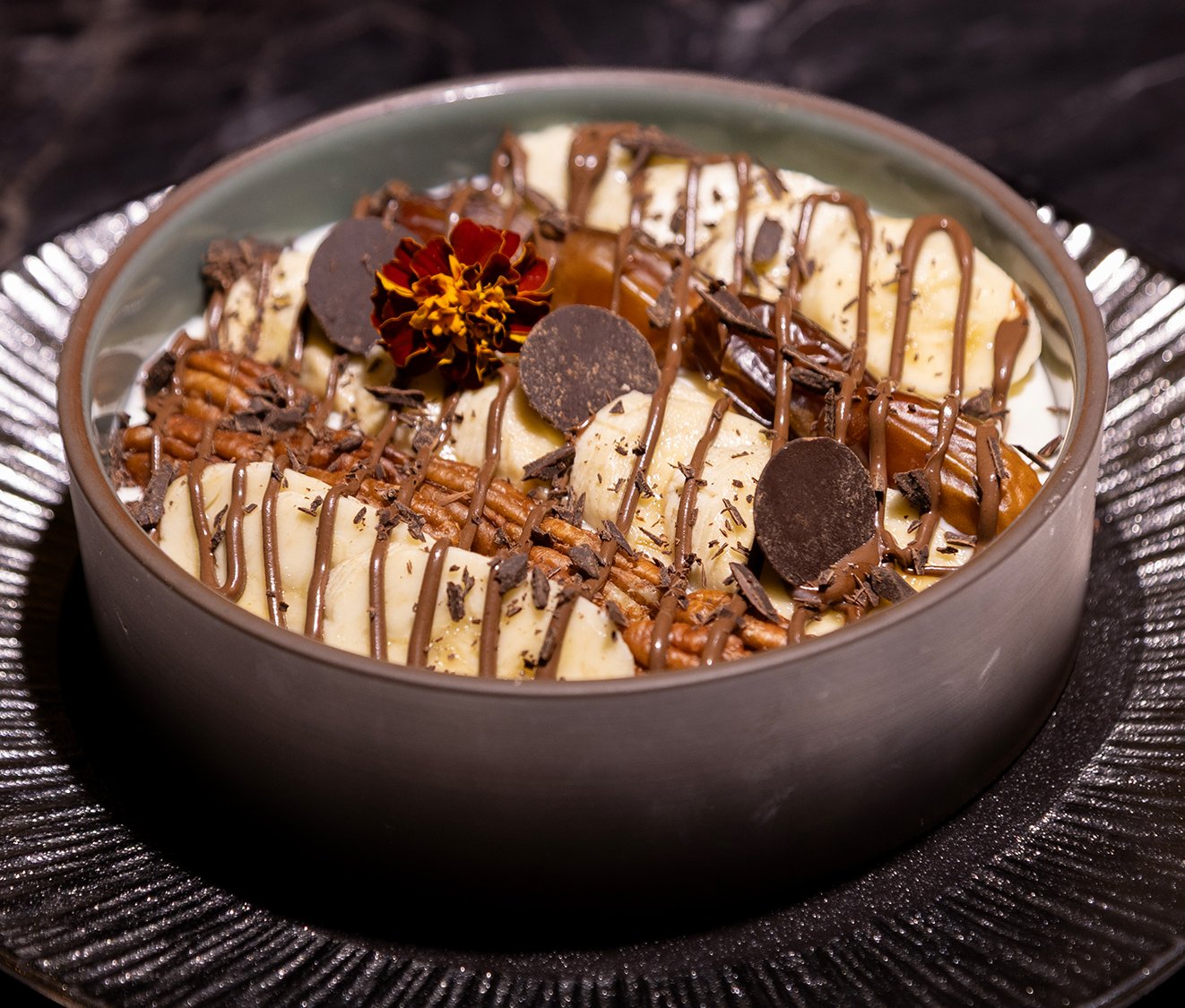 Breakfast Menu Choco Peanuts Bowl