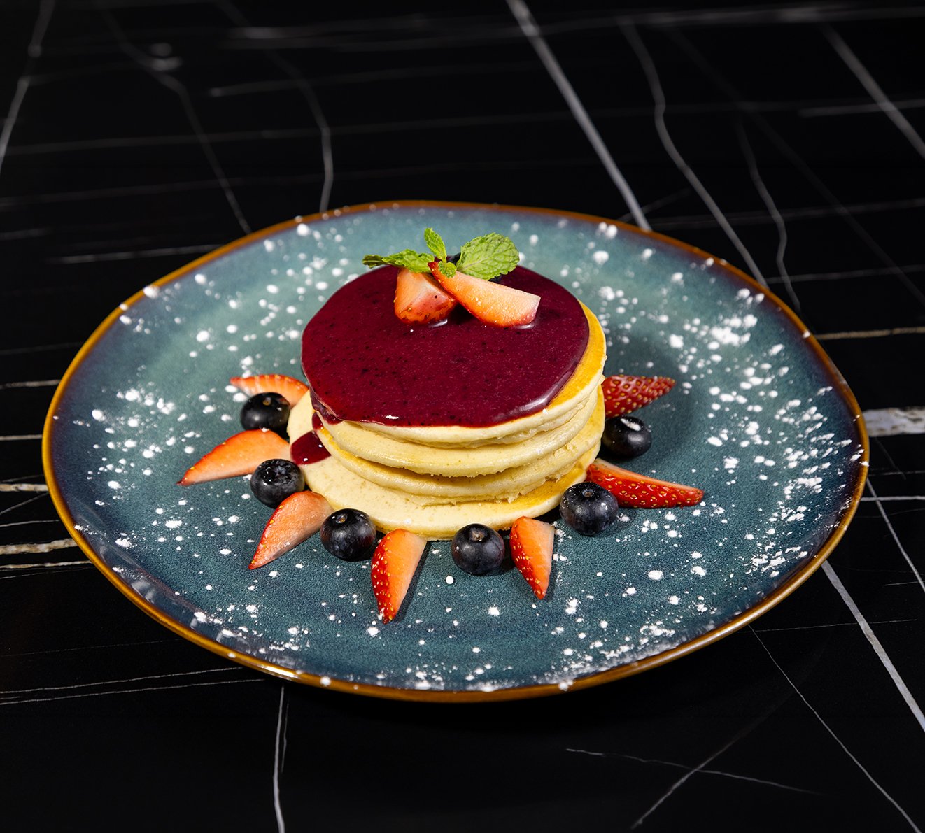 Breakfast Menu Red Fruits Delight