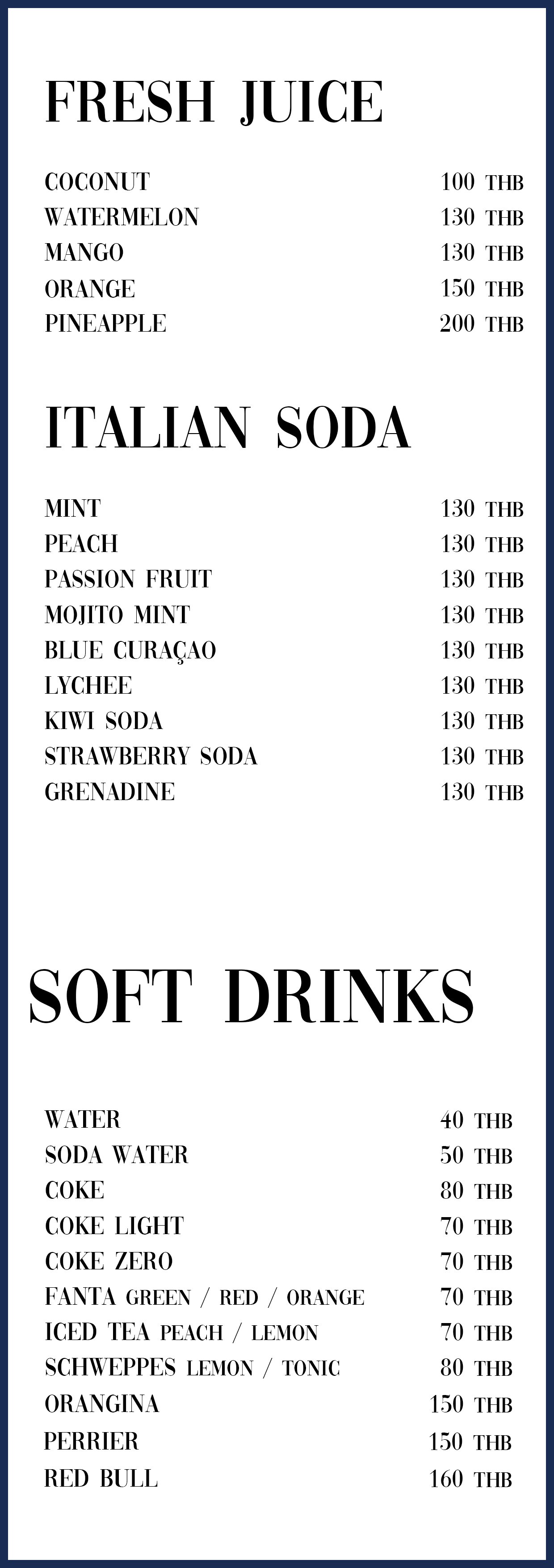 Drink Menu Drinks Menu Page 8